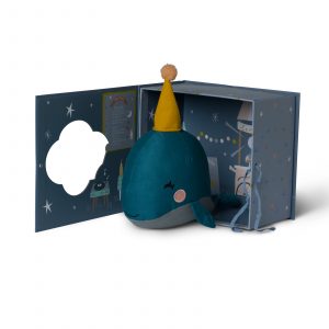 Whale in gift box