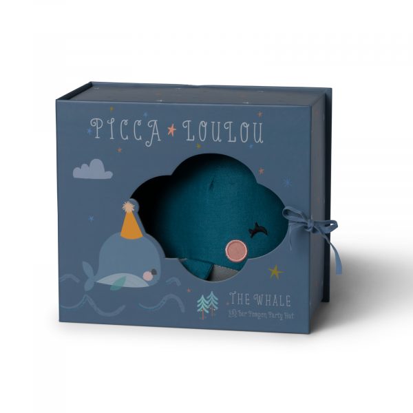 Whale in gift box