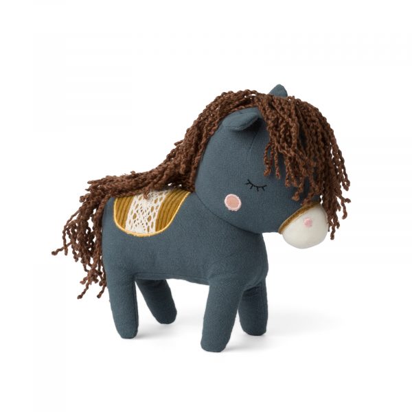 Horse in giftbox Blue