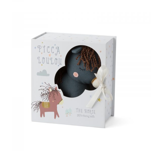 Horse in giftbox Blue