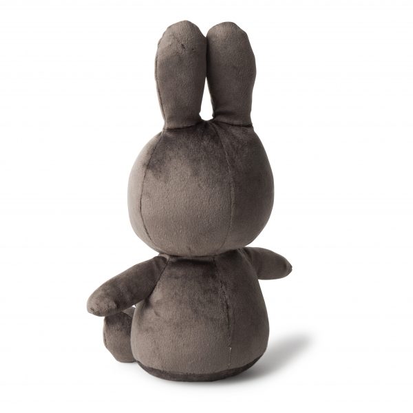 Miffy Sitting Velvetine Grey - 23 cm