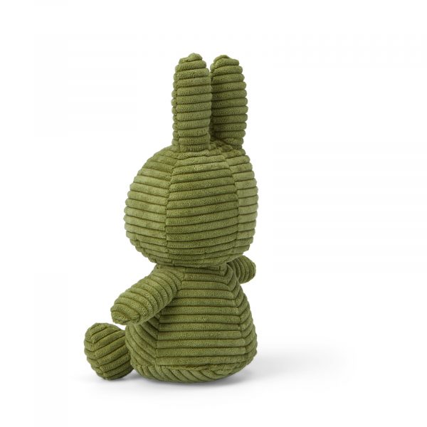 Miffy Sitting Corduroy Olive Green - 23 cm