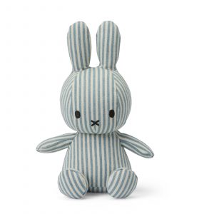 Miffy Sitting Denim stripe - 23 cm