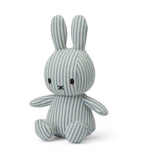 Miffy Sitting Denim stripe - 23 cm