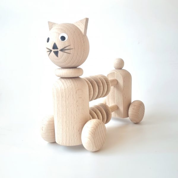Cat Abacus on Wheels