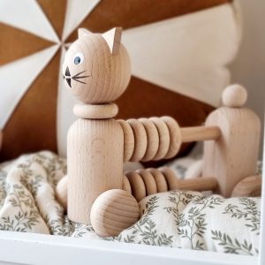 Cat Abacus on Wheels