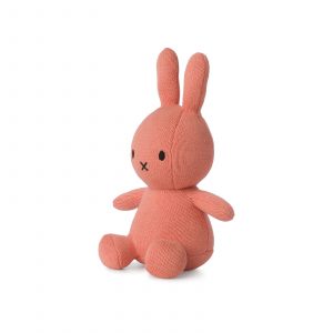 Miffy Sitting Organic Cotton Peachy Pink - 23 cm