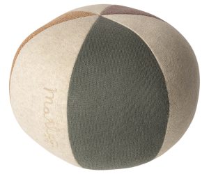 Ball - Dusty green/Coral glitter
