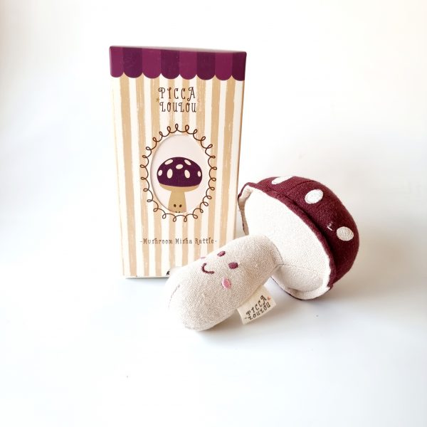 Mushroom Misha Burgundy in box