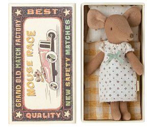 Big sister mouse in matchbox