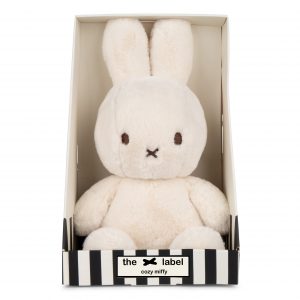 Cozy Miffy Sitting Cream in giftbox - 23 cm