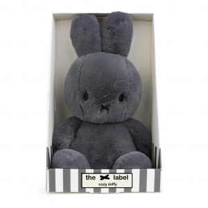 Cozy Miffy Sitting Grey in giftbox - 23 cm