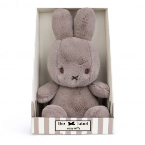 Cozy Miffy Sitting Taupe in giftbox - 23 cm