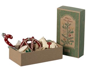 Metal ornament set - Peter's Christmas