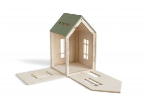 Dollhouse on the magnets L khaki