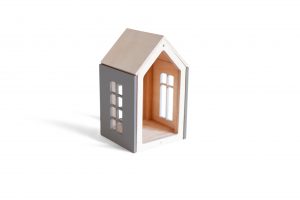 Dollhouse on the magnets M grey