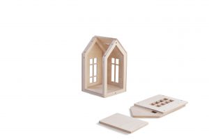 Dollhouse on the magnets S natural