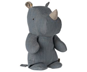 Safari friends, Small rhino - Blue/Sand