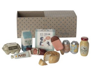 Miniature grocery box
