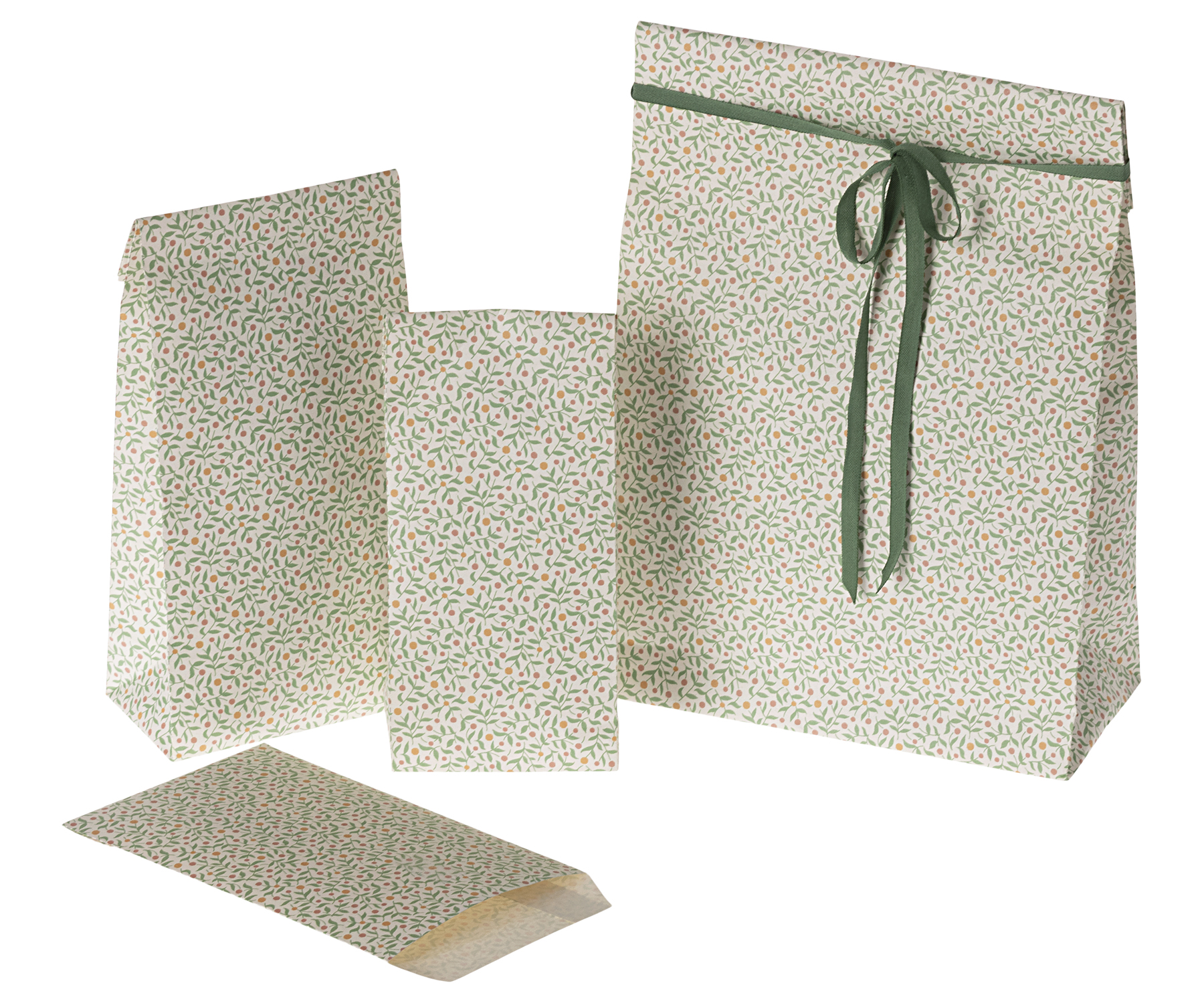 Gift bag, Berry branches - Mini