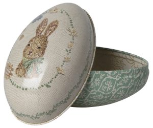 Easter egg set, Metal - Green