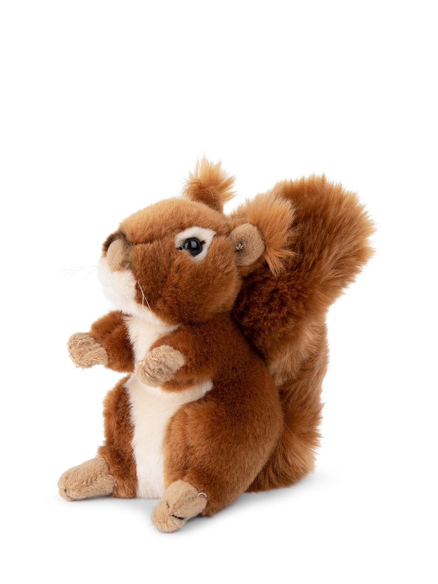 Red squirrel standing - 15 cm