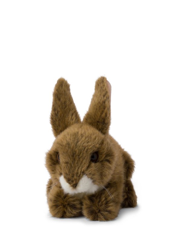 Hare Brown lying - 19 cm