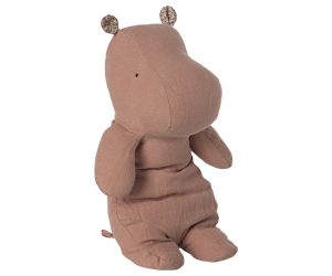Safari friends, Hippo, Medium - Old rose