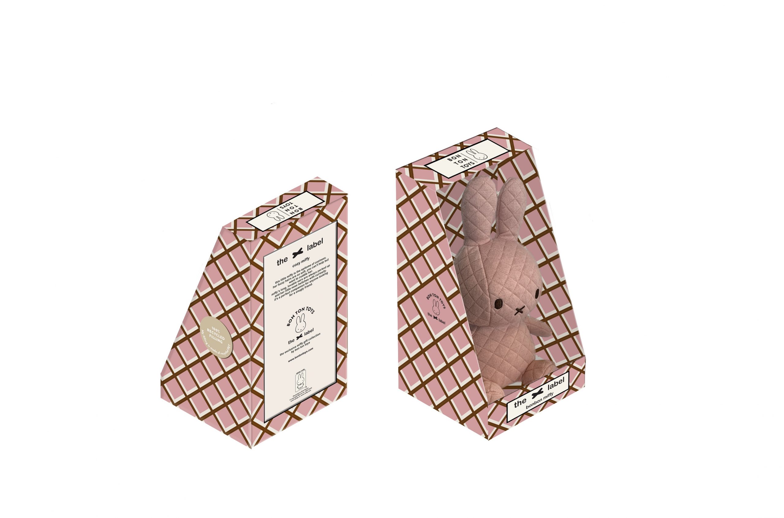 Bonbon Miffy Sitting Pink in giftbox - 23 cm
