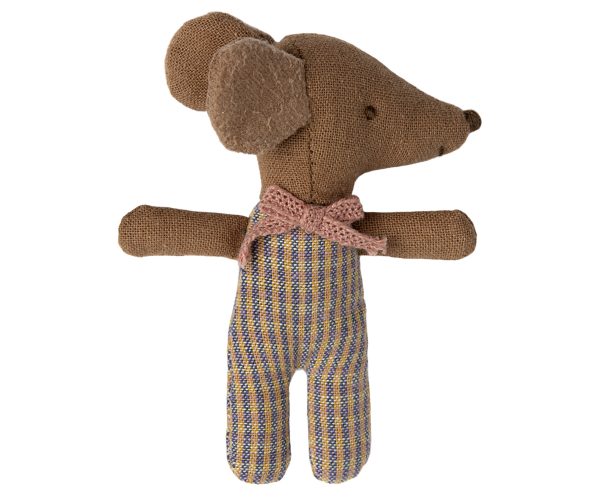 Sleepy wakey baby mouse in matchbox - Rose