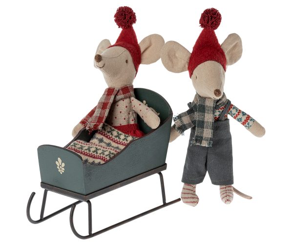 Sleigh, Mouse - Green