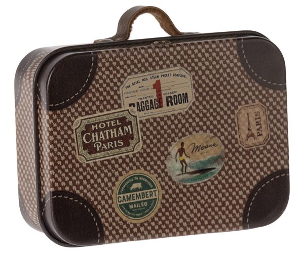 Suitcase, Micro - Brown