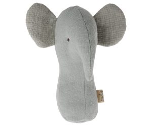 Lullaby friends, Elephant rattle - Light dusty blue