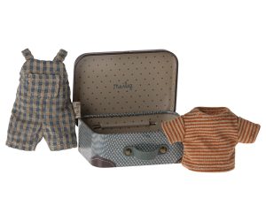 Overalls and shirt in suitcase, Big brother mouse
