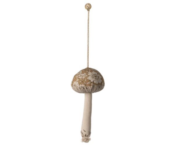 Mushroom ornament, Blossom - Ocher