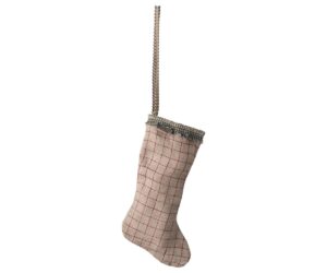 Stocking ornament, Checker - Sand