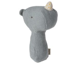Lullaby friends, Rhino rattle - Dusty blue