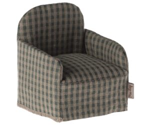 Chair, Mouse - Green checker