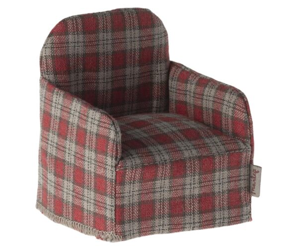 Chair, Mouse - Red checker