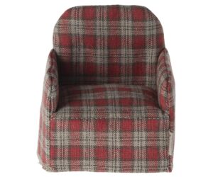 Chair, Mouse - Red checker