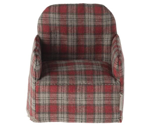 Chair, Mouse - Red checker