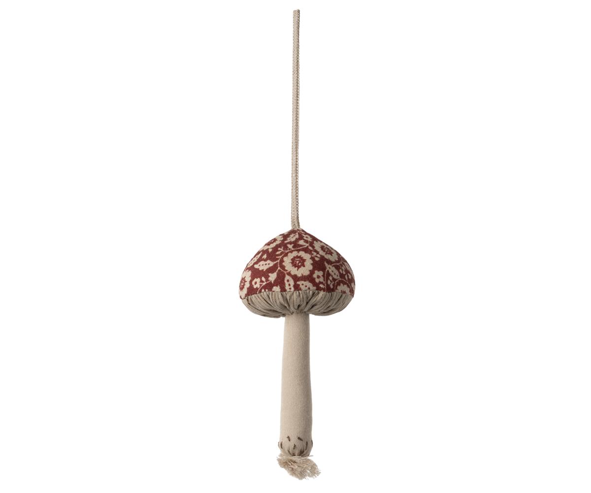 Mushroom ornament, Winter flower - Green
