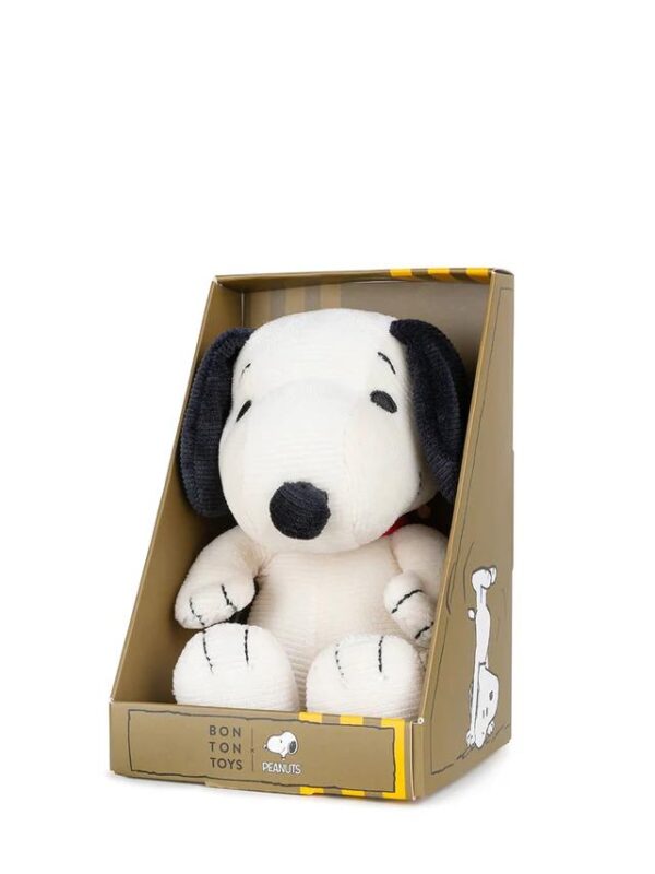 Snoopy Mini Corduroy Cream in giftbox - 17 cm