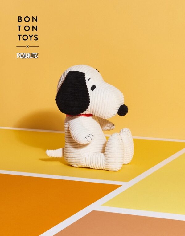 Snoopy ECO Corduroy Cream in giftbox - 27cm