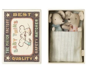 Twins, Baby mice in matchbox