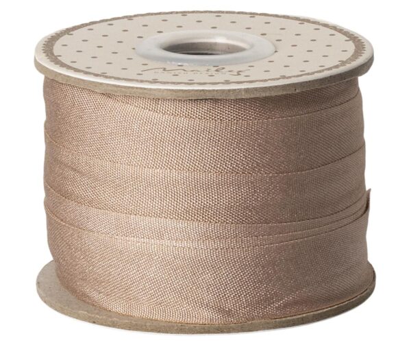 Ribbon, W: 18 mm x L: 10 m - Soft brown