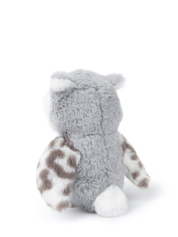 ECO Fluﬀy Grey Owl - 15 cm