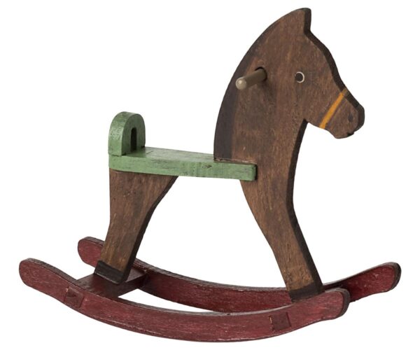 Rocking horse, Mouse - Dark brown