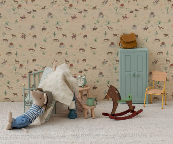Rocking horse, Mouse - Dark brown