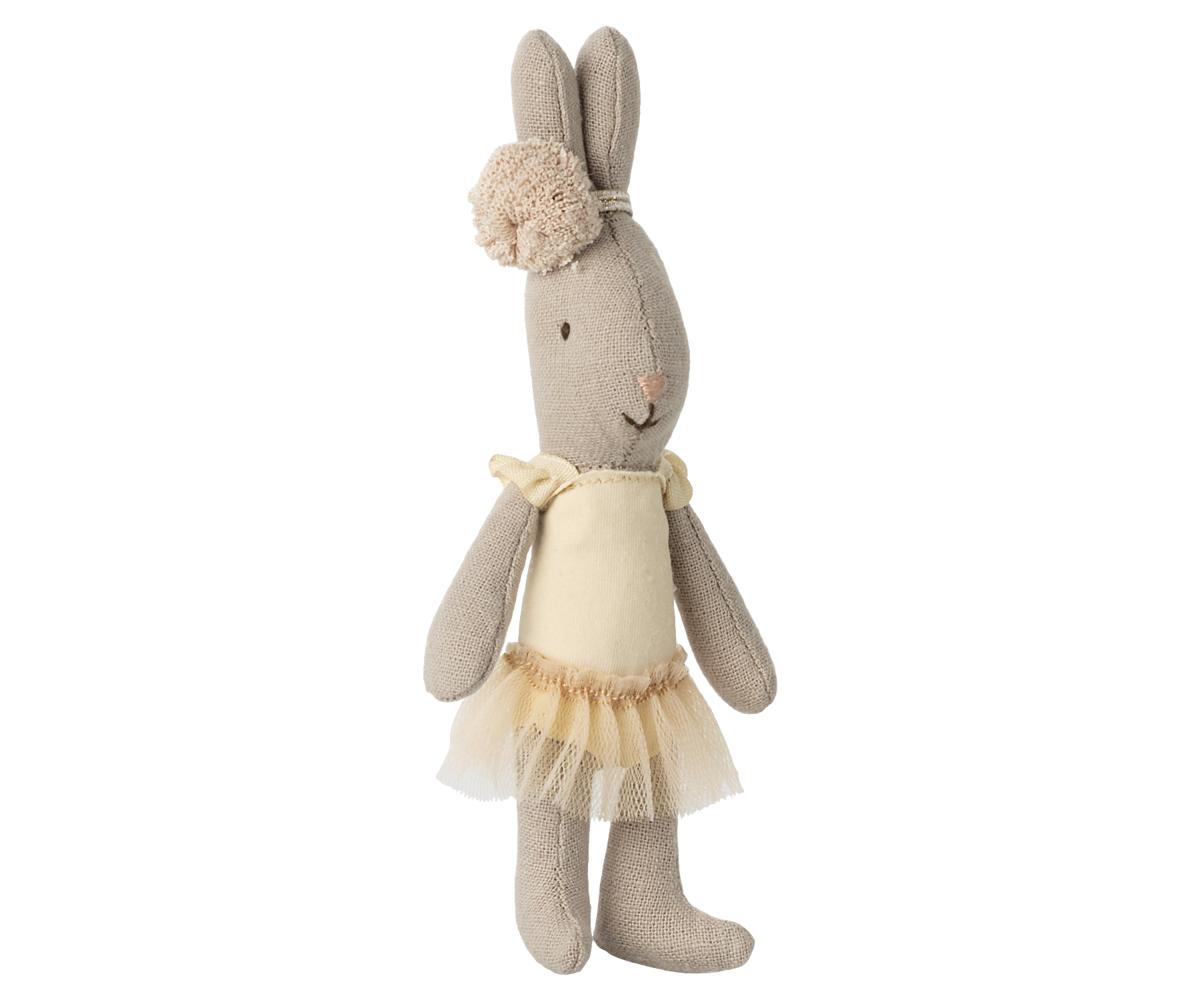 Safari friends, Hippo w. skirt, Small - Soft rose